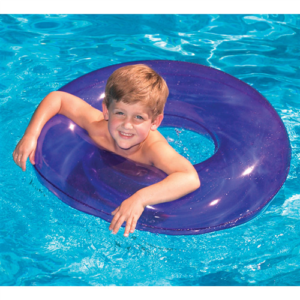 Swimline 30" Candy Transparent Brite Style Ring